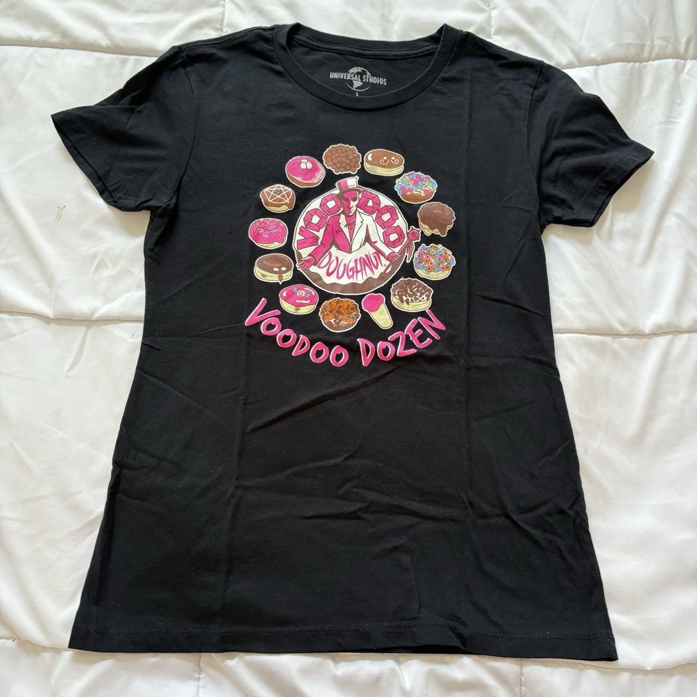 Universal Studios Voodoo Doughnut Adult Large T Shirt Tee Florida Hollywood READ